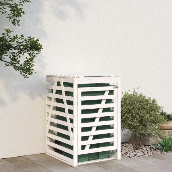 Container shelter, white, 84x90x128,5cm, pine array