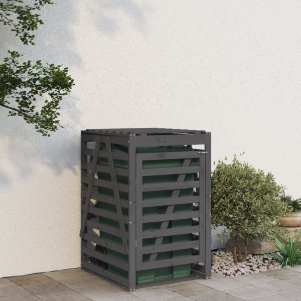 Container shelter, gray, 84x90x128,5cm, pine mast