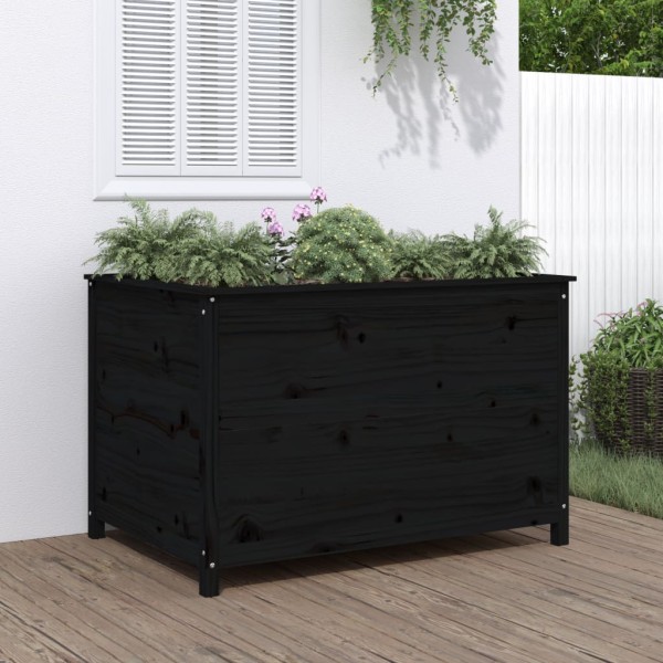 High garden bed, black, 119,5x82,5x78cm