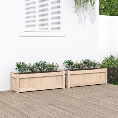 Garden beds, 2pcs., pine wood