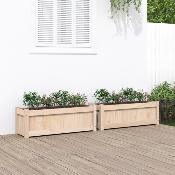 Garden beds, 2pcs., pine wood