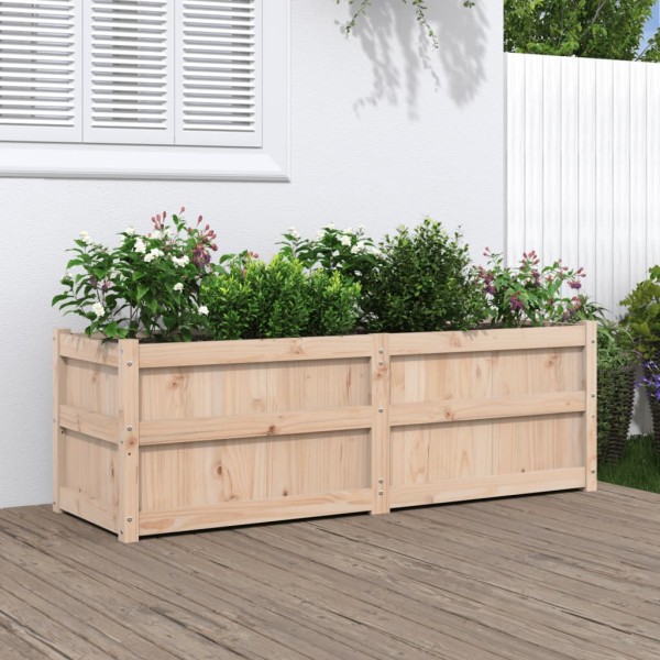 Garden trough, 150x50x50cm, pine wood array