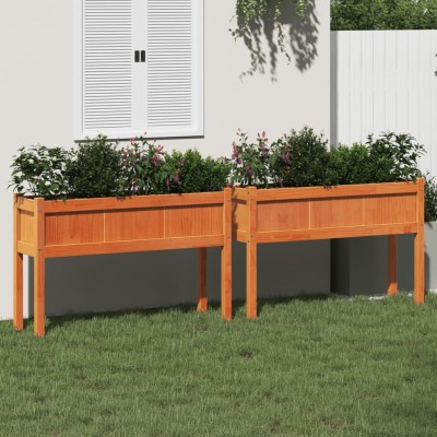 Garden beds with socks,...