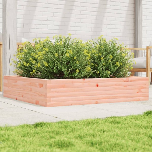 Garden trough, 110x110x23cm, douglas spruce wood array