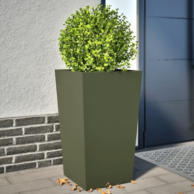 Garden beds, 2pcs., olive...