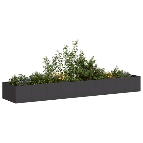 Lovel, black, 360x80x40cm, steel