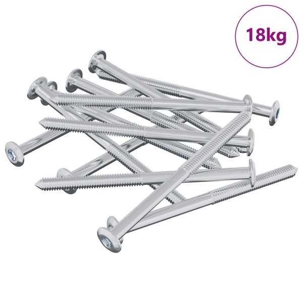 Copper 1200 pcs Silver M6 x 85 mm Steel