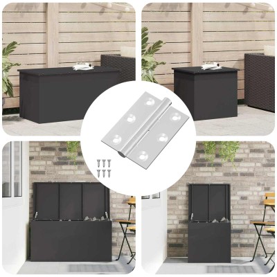 Male 720 pcs Silver 50 x 38...
