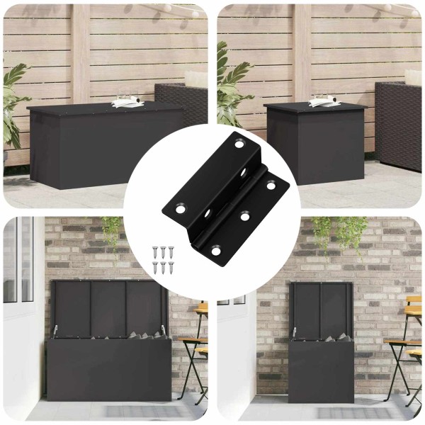 Male 537 pcs Black 38 x 17 x 60 mm Iron