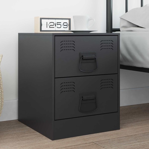 Cabinet Handles Black 85 x 45 mm Metal