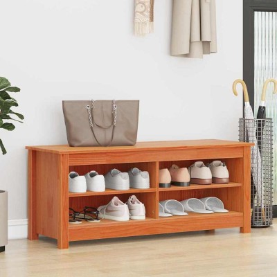 Storage bench with shelf...
