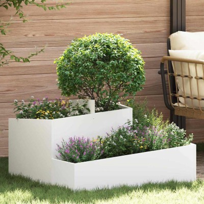 Garden pot White 80 x 80 x...