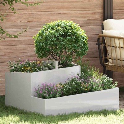 Garden pot Silver 80 x 80 x...
