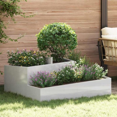 Garden pot Silver 100 x 50 cm