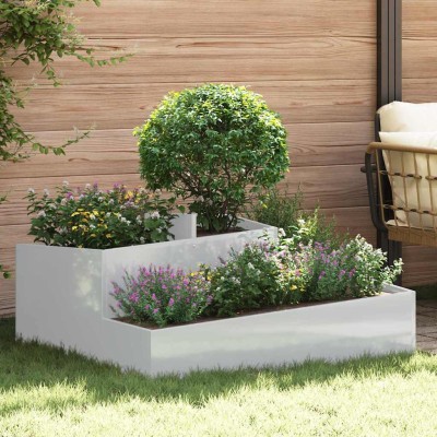 Garden pot Silver 100 x 50 cm