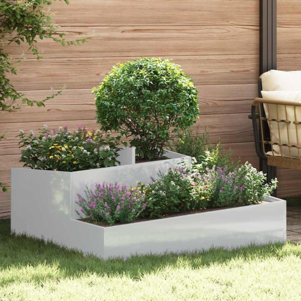Garden pot Silver 100 x 50 cm