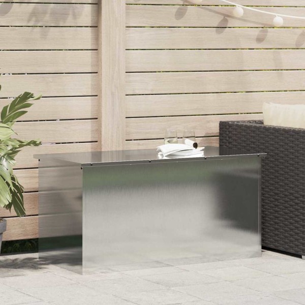 Outdoor storage box Silver 100 x 50,5 x 50 cm Steel