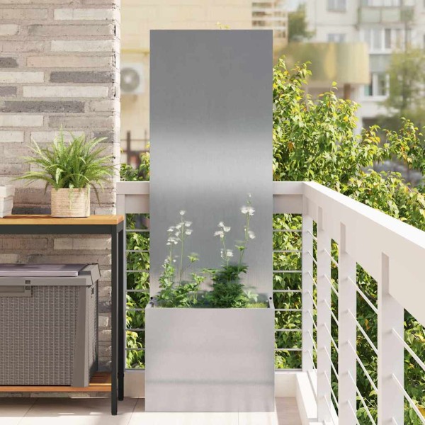 Garden Privacy screen Fretwork Silver 50 x 32 x 150 cm