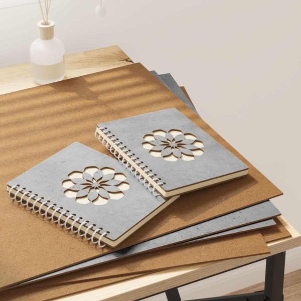Decorative Panels 50 pcs Concrete grey 40 x 60 x 0.27 cm