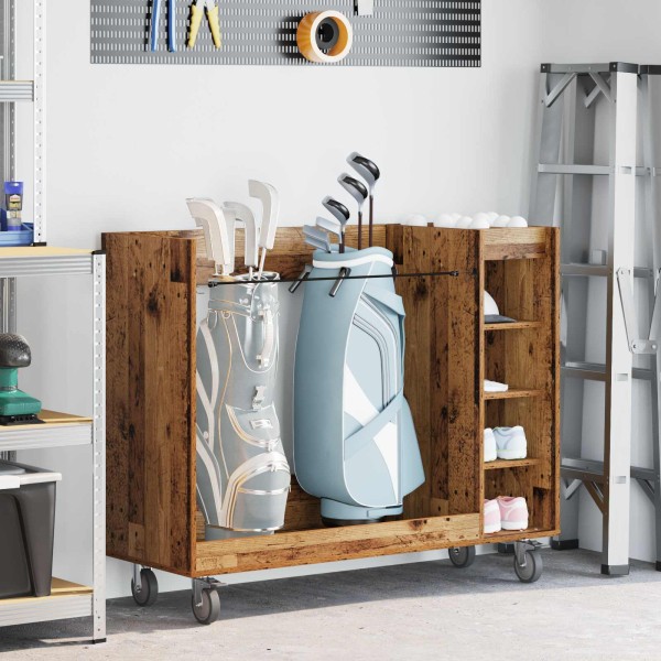 Golf wardrobe with circle Simple old tree 120 x 45 x 98 cm