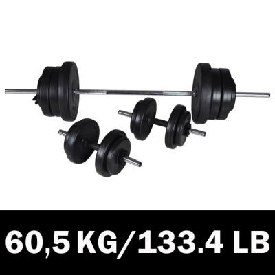 Stanga + 2 hackles, 60,5 kg...
