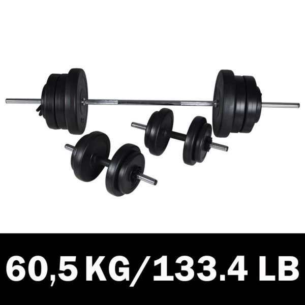 Stanga + 2 hackles, 60,5 kg set