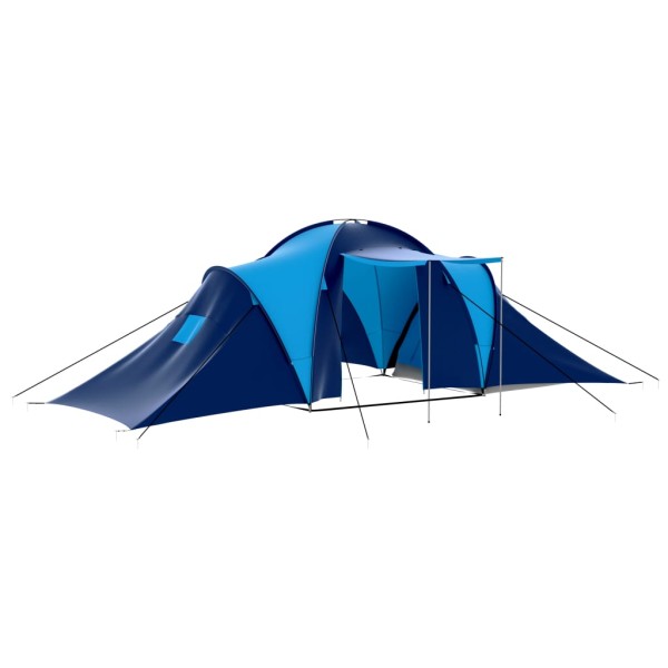 Camping tent, blue, fabric, nine place