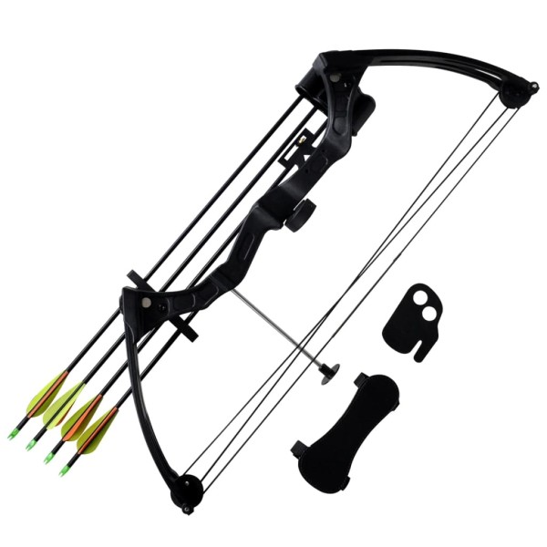 Arm for young people with accessories and aluminum arrows