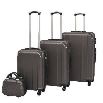 4 Set of solid castors,...
