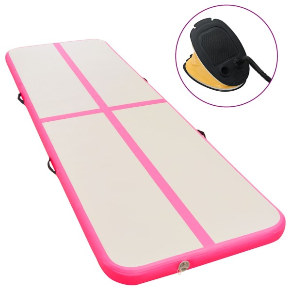 Primuč. gymnas. with pump, rose., 800x100x10cm, PVC