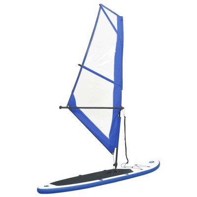 Inflatable paddle with sail...