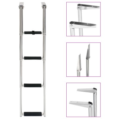 Folding ladders, 4 steps,...