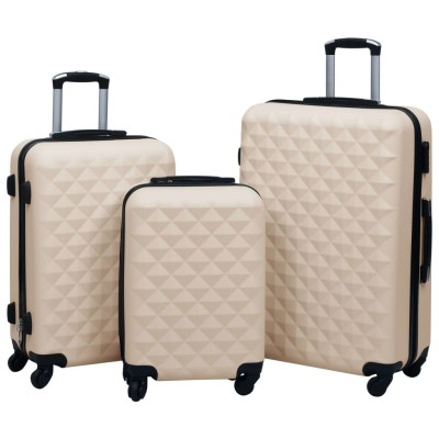 Lagaminos set, 3pcs., gold...
