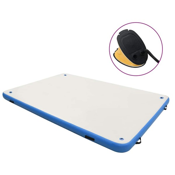 Inflatable platform, blue and white, 300x200x15cm