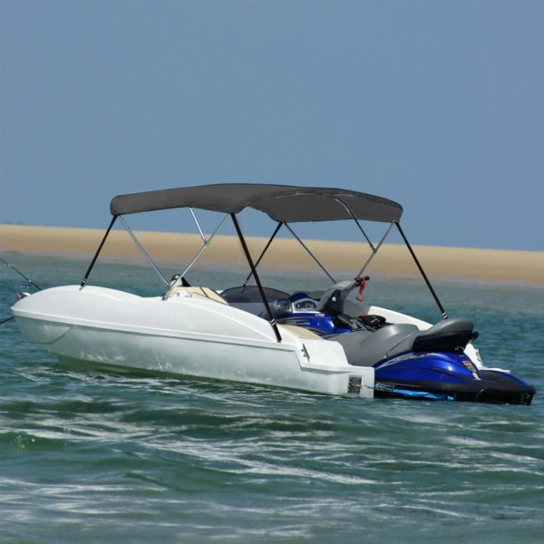 Bimini top roof, anthracite, 183x160x137cm, 3 bows