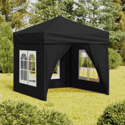 Tempered tent with side...