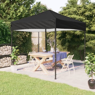 Folding tent, black, 3x3m