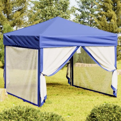 Wooden tent with side...