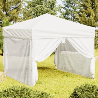 Wooden tent with side...
