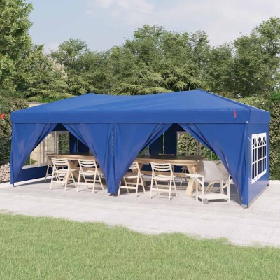 Wooden tent with side...
