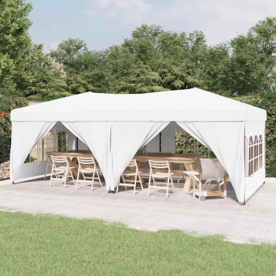 Wooden tent with side...