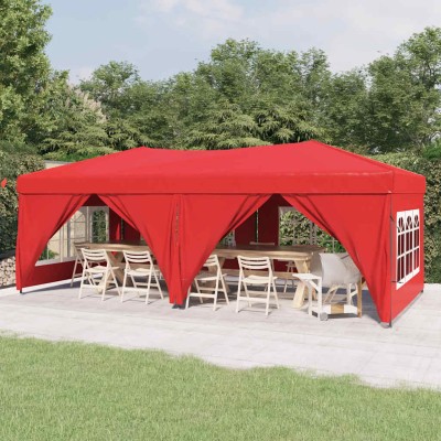 Wooden tent with side...