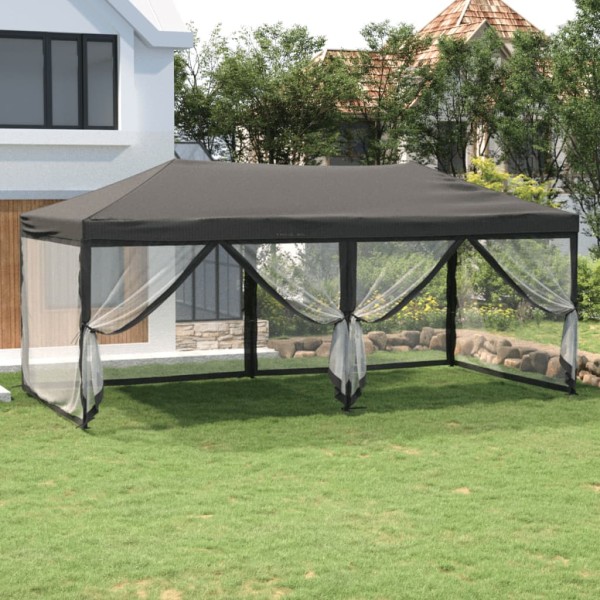 Advanced tent with side walls, anthracite, 3x6m