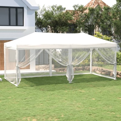 Wooden tent with side...