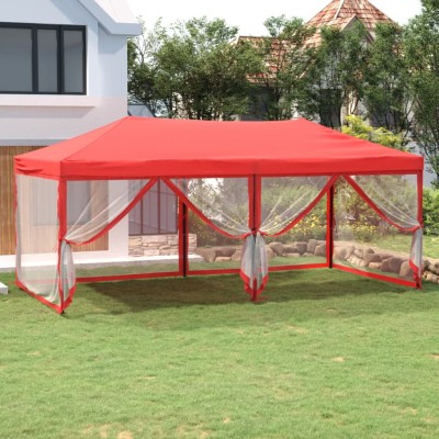 Wooden tent with side...