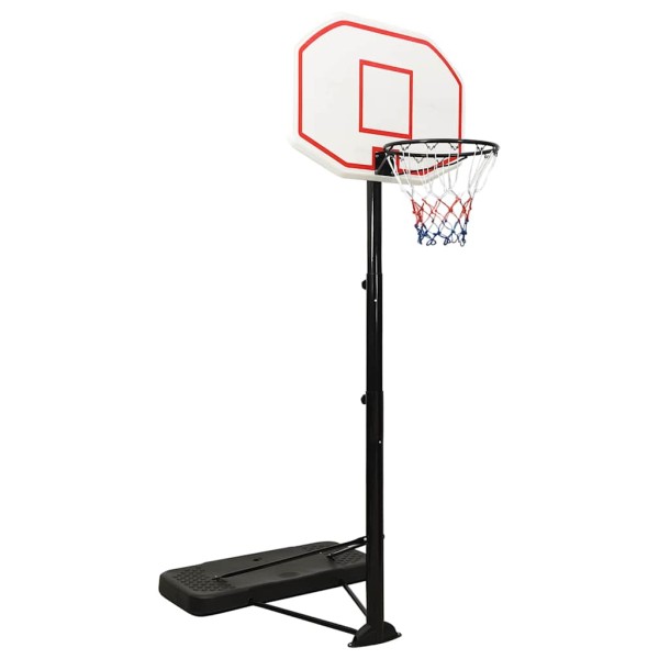 Basketball stand, white, 258- 363cm, polyethylene
