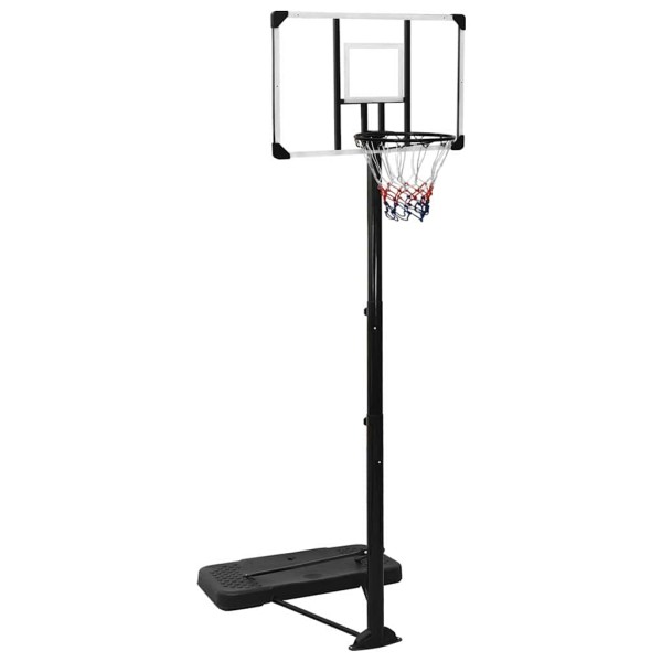 Basketball stand, transparent, 256- 361cm, polycarbonate