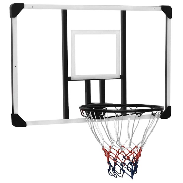 Basketball board, transparent, 106x69x3cm, polycarbonate