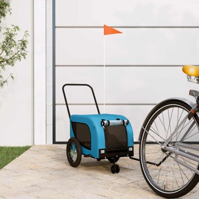 Bike trailer for pets, blue...