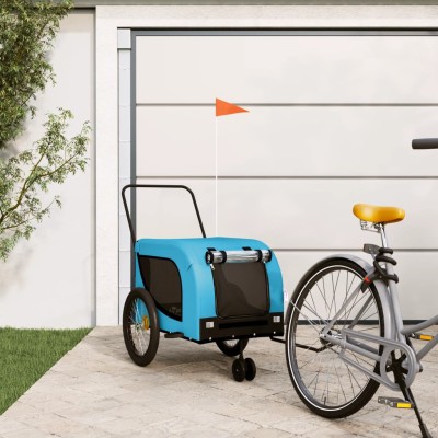 Bike trailer for pets, blue...